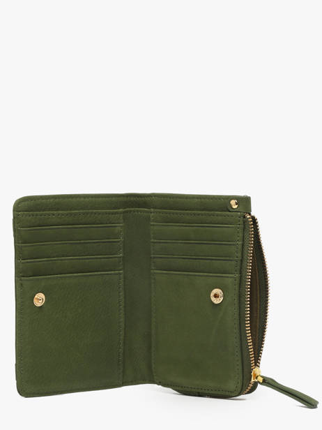 Portefeuille Leder Vintage Nat et nin Groen vintage ROZA ander zicht 1